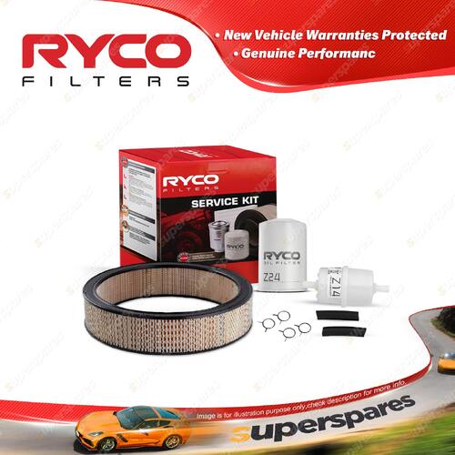 Ryco Oil Air Fuel Filter Service Kit for Chevrolet Cars Chevy Ii 1964-1970