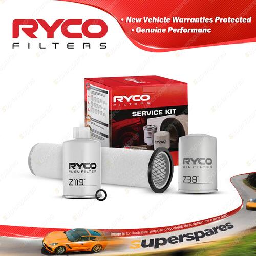 Premium Quality Ryco Oil Air Fuel Filter Service Kit for Ford Tractor 655E