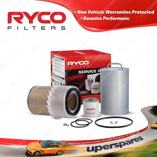 Ryco Oil Air Fuel Filter Service Kit for Ford Trader 409 509 1984-1989