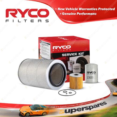 Ryco Oil Air Fuel Filter Service Kit for Hino Ft500 Kestrel 1990-1996