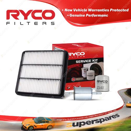 Ryco Oil Air Fuel Filter Service Kit for Holden Epica EP 03/2007-2008