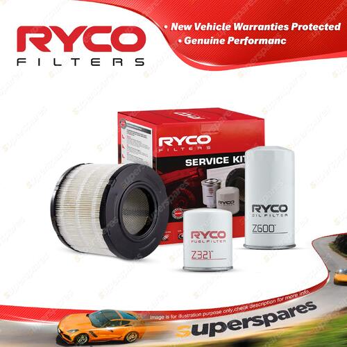Ryco Oil Air Fuel Filter Service Kit for Holden Jackaroo UBS73 02/1998-09/2004