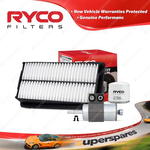 Ryco Oil Air Fuel Filter Service Kit for Honda Accord CG 12/1997-1999