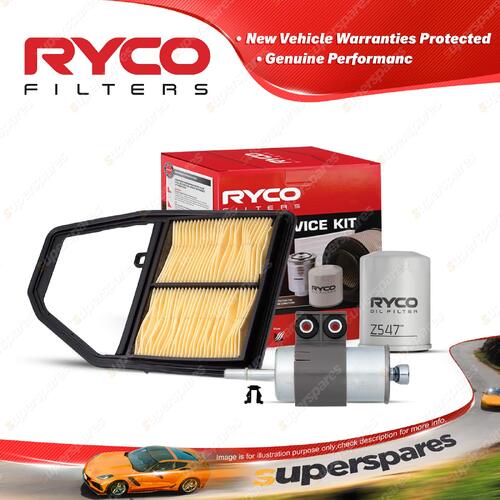 Ryco Oil Air Fuel Filter Service Kit for Honda Civic EU 10/2000-2006