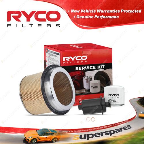 Ryco Oil Air Fuel Filter Service Kit for Hyundai S Coupe 1N G4FKM 11/1994-1996