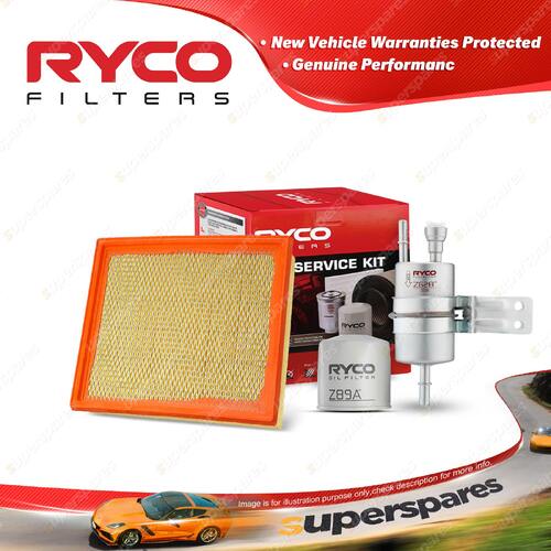 Ryco Oil Air Fuel Filter Service Kit for Jeep Grand Cherokee WJ WG 07/1999-2001