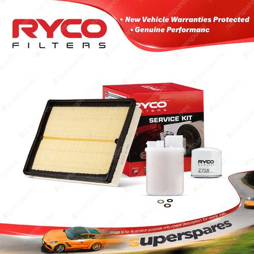 Ryco Oil Air Fuel Filter Service Kit for Kia Rondo UN 04/2008-05/2013