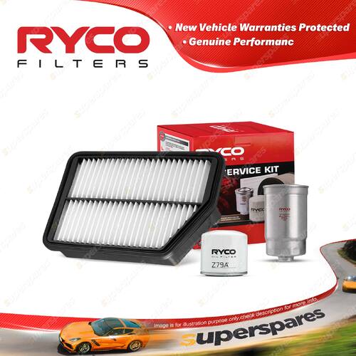 Ryco Oil Air Fuel Filter Service Kit for Kia Sportage SL 08/2010-05/2013