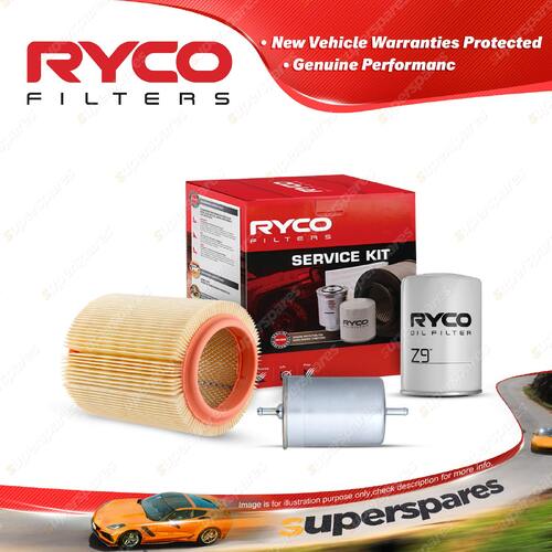 Ryco Oil Air Fuel Filter Service Kit for Landrover Range Rover 1986-01/1989