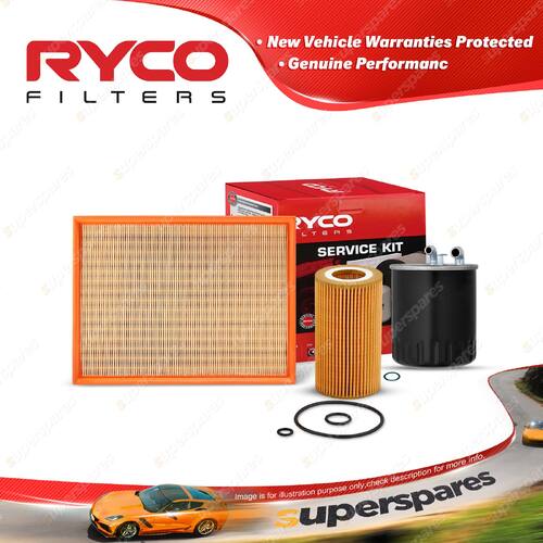 Ryco Oil Air Fuel Filter Service Kit for Mercedes Benz Sprinter 313 W906 2010-On