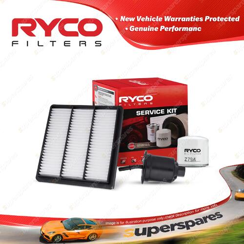 Ryco Oil Air Fuel Filter Service Kit for Mitsubishi Challenger PA 03/1998-2000