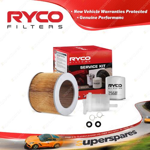 Ryco Oil Air Fuel Filter Service Kit for Mitsubishi L300 Express 1600 1980-1982