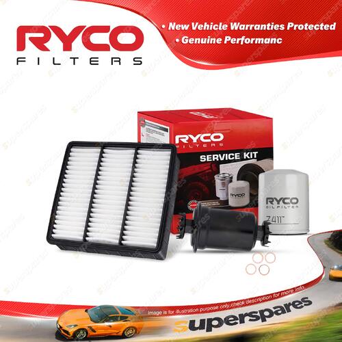 Ryco Oil Air Fuel Filter Service Kit for Mitsubishi Lancer CC 09/1992-07/1996
