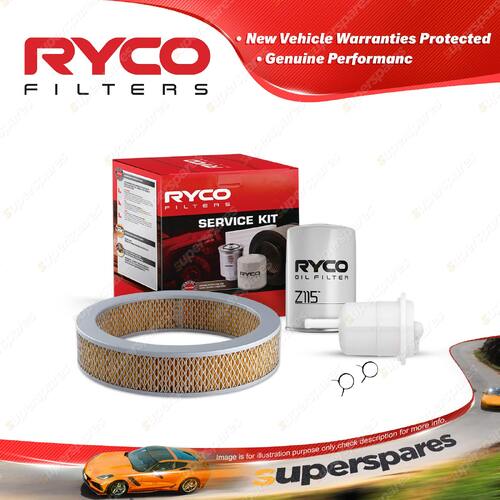 Ryco Oil Air Fuel Filter Service Kit for Nissan 200B 810 10/1977-1981