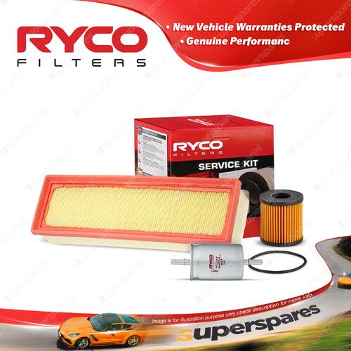 Ryco Oil Air Fuel Filter Service Kit for Peugeot 207 A7 CC Turbo 07/2007-01/2012