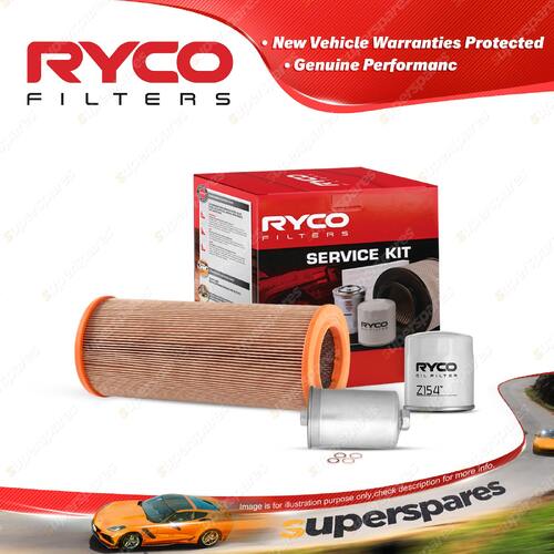 Ryco Oil Air Fuel Filter Service Kit for Saab 9000 3.0i Griffin 1994-1997