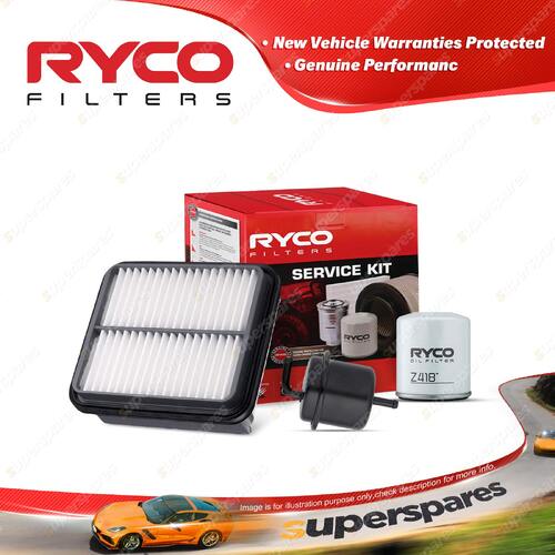 Ryco Oil Air Fuel Filter Service Kit for Suzuki Baleno SY416 04/1995-11/2001