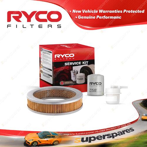 Ryco Oil Air Fuel Filter Service Kit for Toyota Celica SA63 10/1983-1984