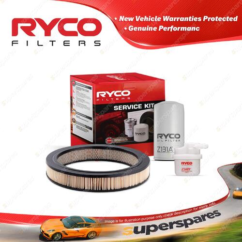 Ryco Oil Air Fuel Filter Service Kit for Toyota Cressida MX32 MX36 04/1977-1981