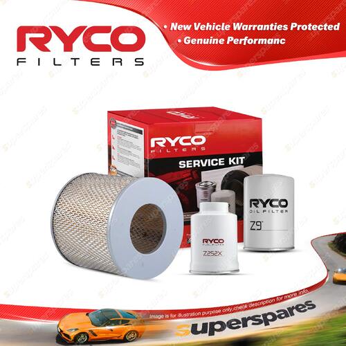 Ryco Oil Air Fuel Filter Service Kit for Toyota Dyna LY61R 1988-08/1992