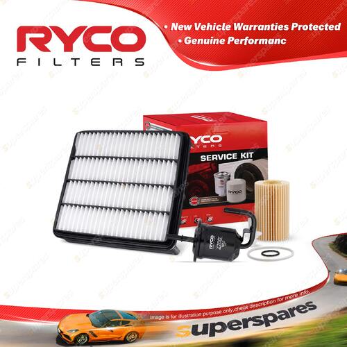 Ryco Oil Air Fuel Filter Service Kit for Toyota Landcruiser URJ202R 03/2012-On