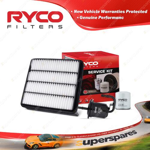 Ryco Oil Air Fuel Filter Service Kit for Toyota Landcruiser UZJ200R 11/2007-2012