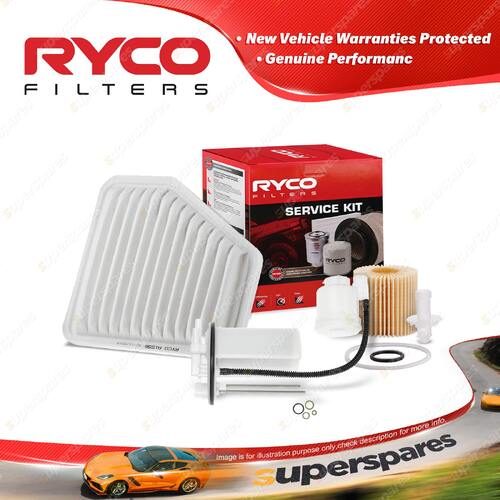 Ryco Oil Air Fuel Filter Service Kit for Toyota Rav 4 GSA33 08/2007-01/2013