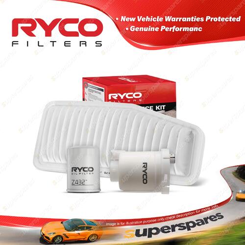 Ryco Oil Air Fuel Filter Service Kit for Toyota Tarago ACR30R I-II 06/2000-2006