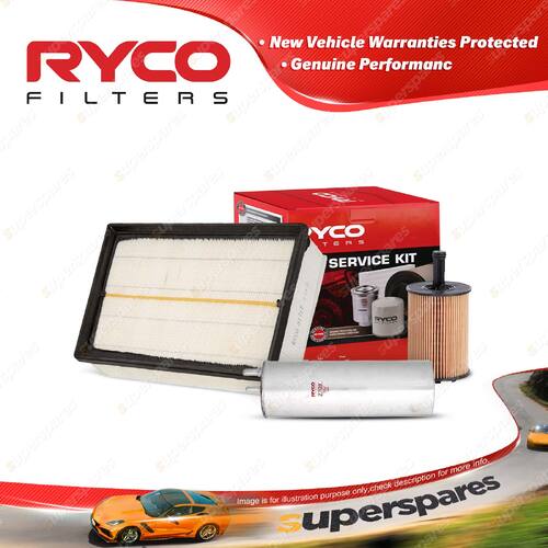 Ryco Oil Air Fuel Filter Service Kit for Volkswagen Multivan T5 TDI 2008-2008
