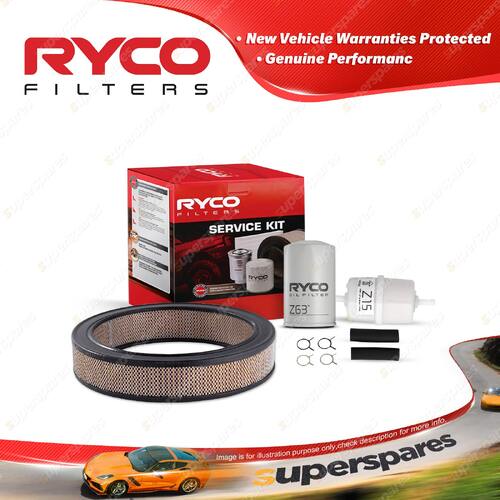Ryco Oil Air Fuel Filter Service Kit for Volkswagen Passat GLS LS 1975-1981