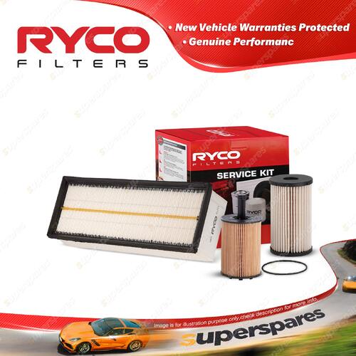 Ryco Oil Air Fuel Filter Service Kit for Volkswagen Eos 1F Tiguan 5N Passat 3C