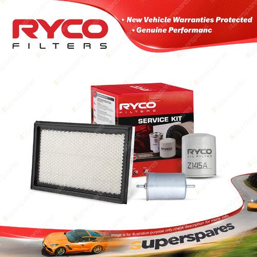 Ryco Oil Air Fuel Filter Service Kit for Nissan Pintara U12 TRX Petrol