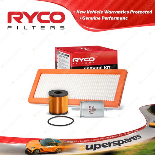 Ryco Oil Air Fuel Filter Service Kit for Peugeot 208 A9 GTI 4cyl 1.6L Petrol