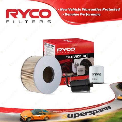 Ryco Oil Air Fuel Filter Service Kit for Lexus Lx470 UZJ100R V8 4.7L