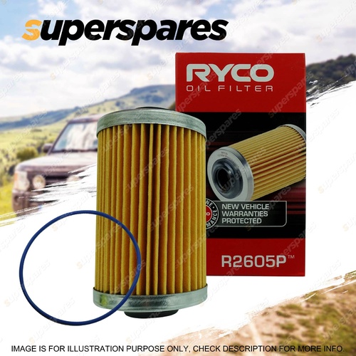 Ryco Oil Filter for SAAB 9-3 2.8T 184kW V6 9-3 II YS3F B284L Petrol
