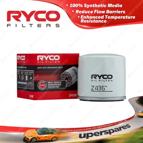 Ryco Oil Filter for Nissan Skyline V35 36 Stagea M35 TIIDA C11 X-TRAIL T30 31 32