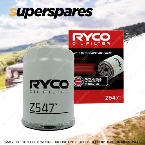 Ryco Oil Filter for Nissan Pathfinder R50 Series 2 R51 3.3 4.0L Z547
