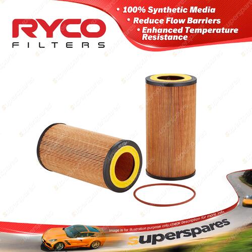 Ryco HD Oil Filter Cartridge 220mm height for DAF CF85 340 380 430 XE engi 99-07