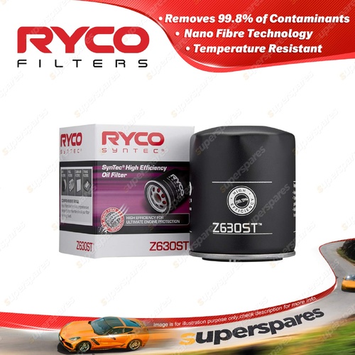 Ryco Syntec High Efficiency Oil Filter for Hyundai Terracan iLoad iMax