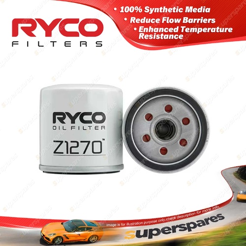 1 Piece of Ryco Oil Filter for MG ZST 1.3L Turbo Petrol 06/2020-On