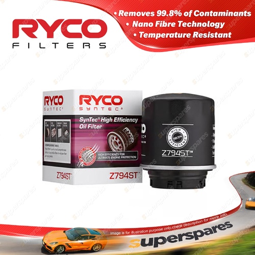 Ryco Syntec Oil Filter for Volkswagen Jetta 1K Beetle Caddy Golf VI