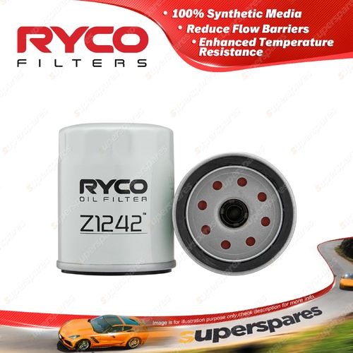 Ryco Spin-On Oil Filter for GWM Haval H6 Hybrid Turbo Petrol 1.5L GW4B1