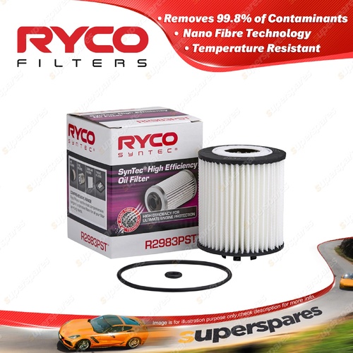 Ryco Syntec Oil Filter for Mercedes Benz AMG C43 C45 C63 W206 2023-On