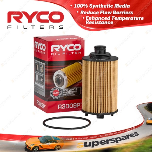 Ryco Oil Filter for Mahindra XUV700 2.0L ZF Engine 2023-On Height 125.8mm