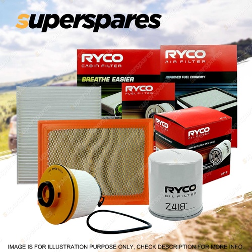 Ryco 4WD Filter Service Kit for Toyota Fortuner Hilux GUN Series Turbo Diesel