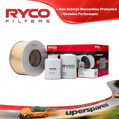 Ryco 4WD Filter Service Kit for Toyota Hilux LN167 172 10/1997-2000