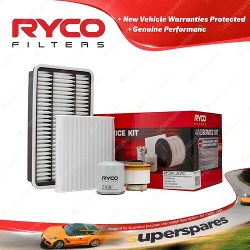 Ryco 4WD Filter Service Kit RSK37C For Toyota Hiace KDH201R 206R 221 223 1KDFTV