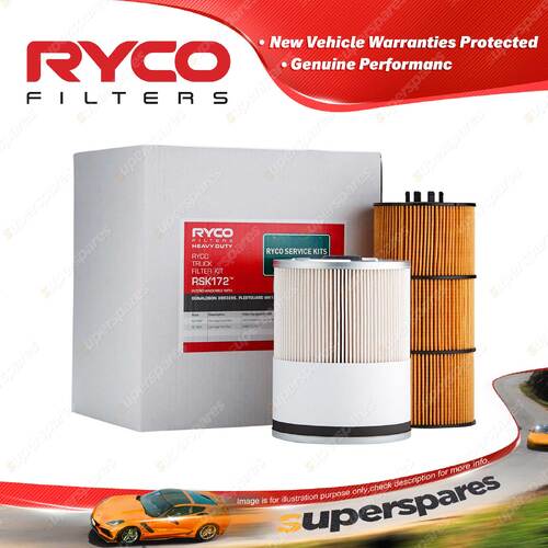 Ryco 4WD Filter Service Kit for DD 13/15 Engines Premium Quality Brand New