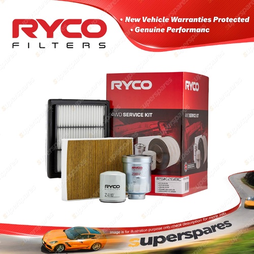 Ryco 4WD Filter Service Kit for Toyota Landcruiser Prado GDJ251R 1GD-FTV 2024-on