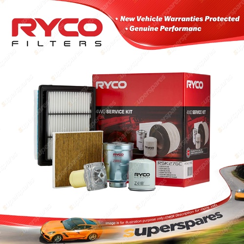 Ryco Filter Service Kit for Toyota Landcruiser GXL GXL+ Workmate 1GDFTV 2023-on